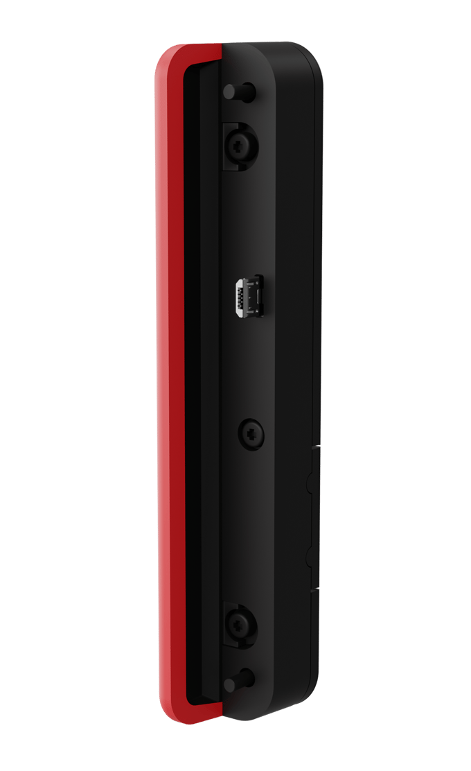 LED raudona šviesa – darbo laikas nėra registruojamas